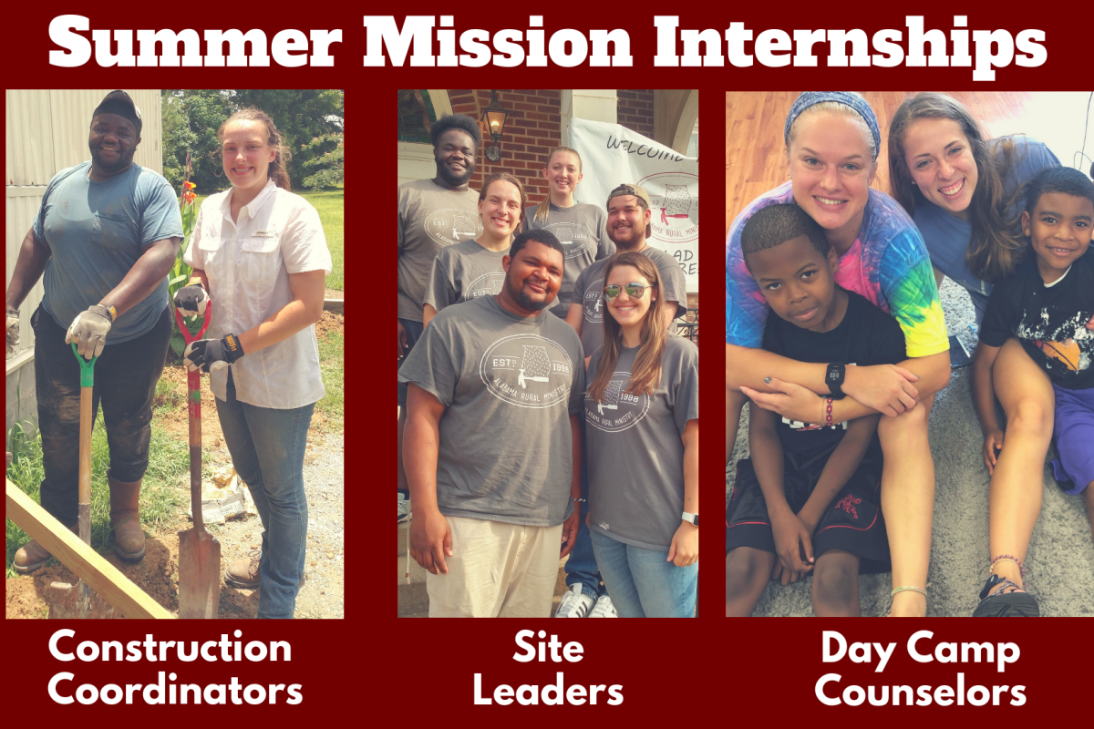 SummerMissionInternshipsHeader Alabama Rural Ministry